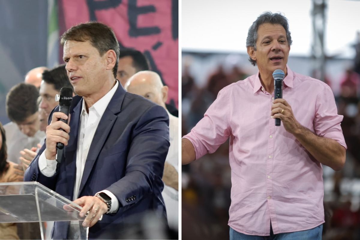 Tarcísio marca 52,9% e venceria Haddad no 1º turno, aponta Vox Brasil