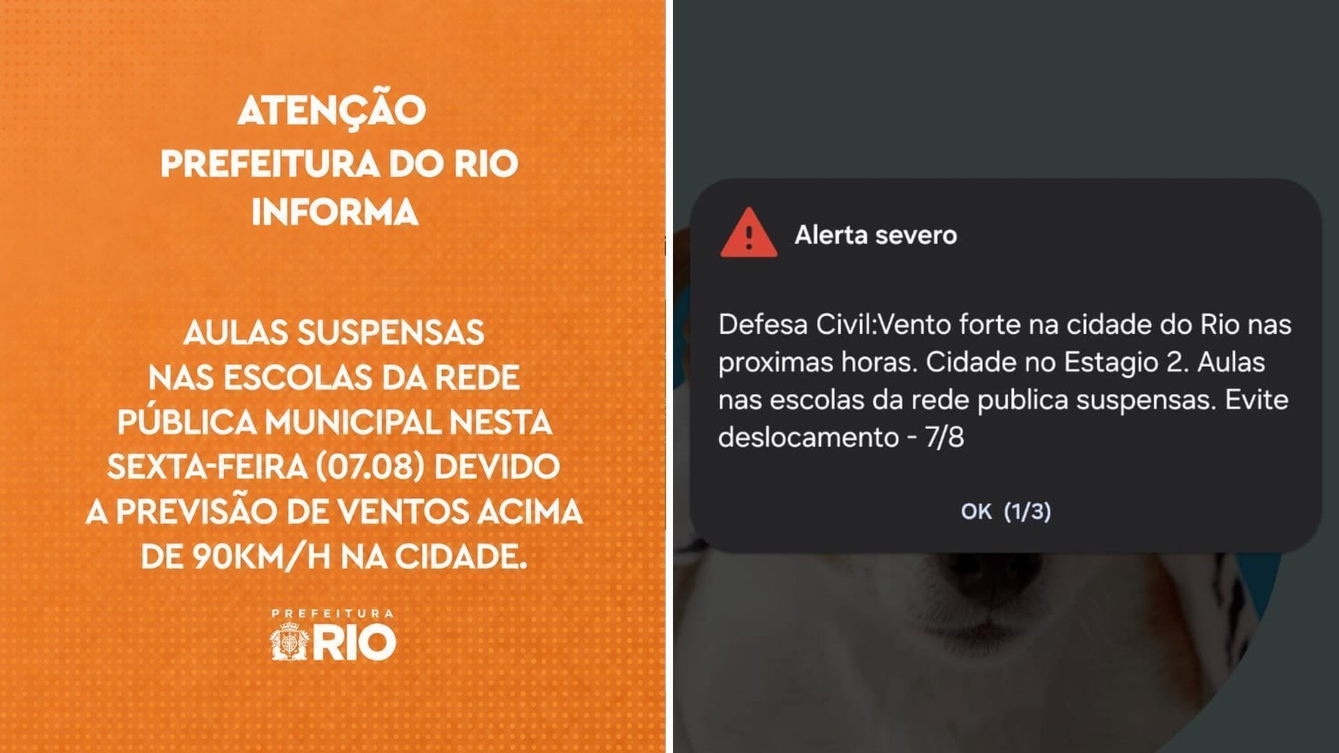 Ciclone-bomba: Rio entra em estágio 3 e governo decreta ponto facultativo
