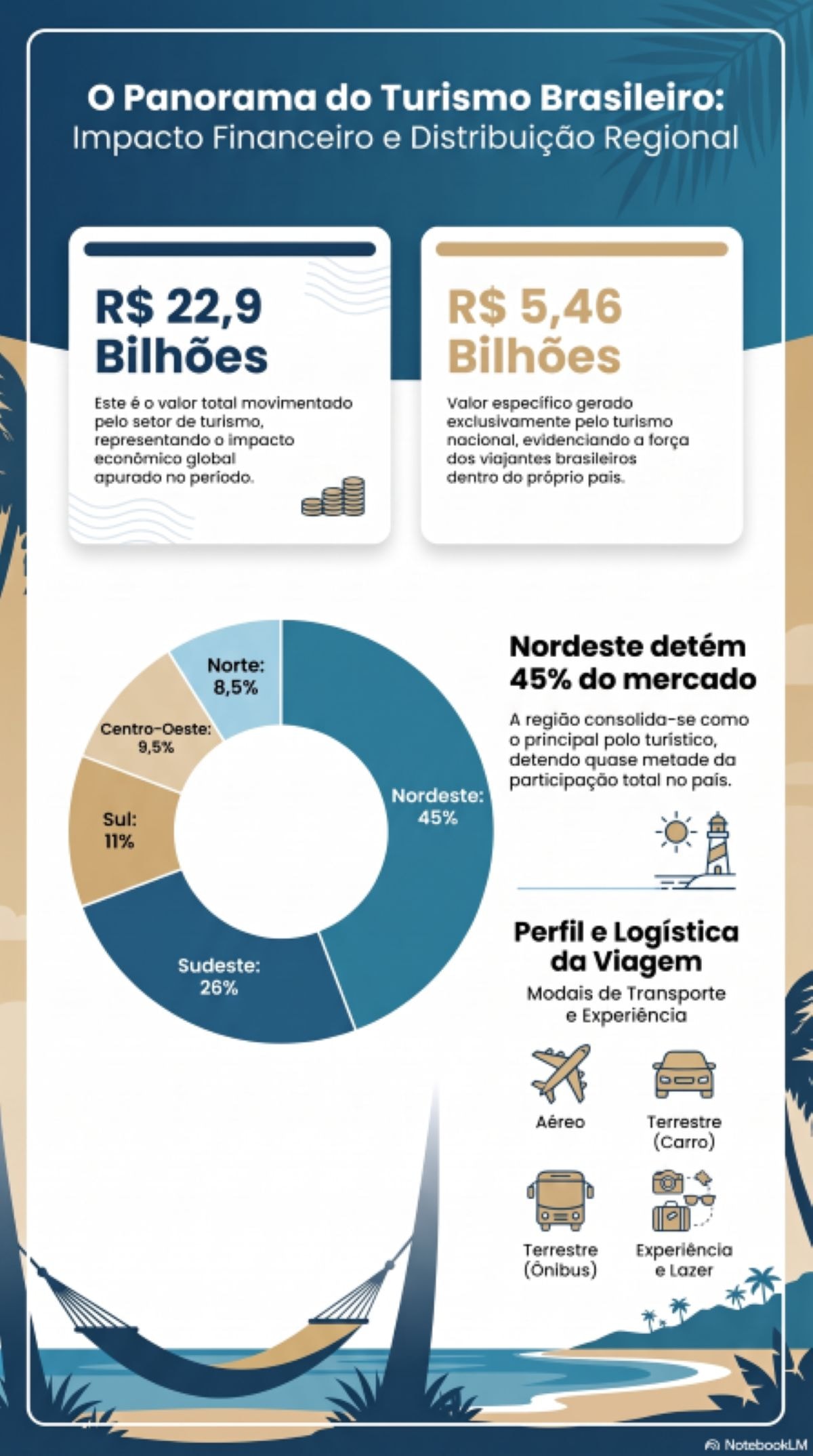 Nordeste é líder no crescimento turístico do Brasil