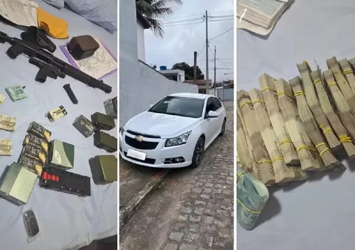 Operação apreende R$ 289 mil e armas em fraude na Bahia