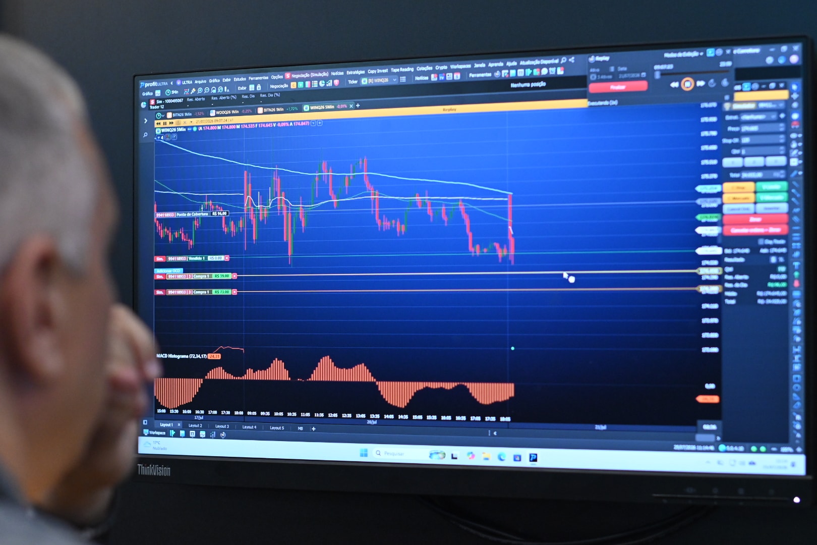 Ibovespa Futuro cai na contramão de Nova York; dados econômicos estão no radar