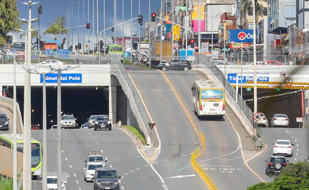 Interdição no Túnel Rei Pelé altera trânsito neste domingo (12/7)