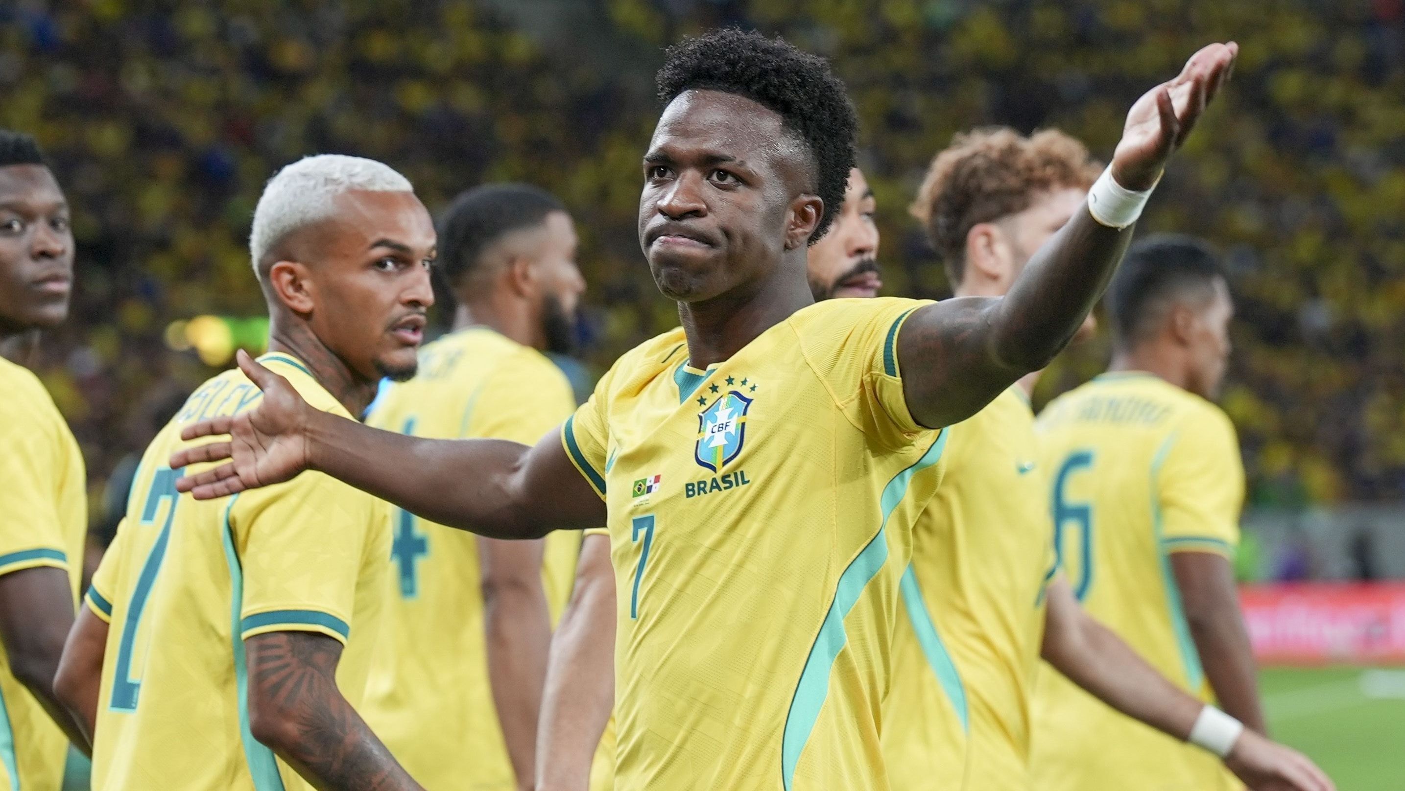 Endrick brilha, Brasil vence o Egito e encerra preparação para a Copa