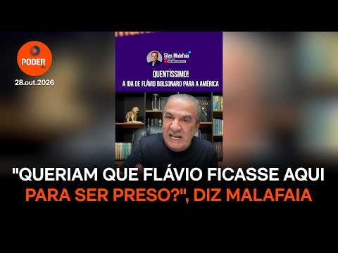“Queriam que Flávio ficasse aqui para ser preso?”, diz Malafaia