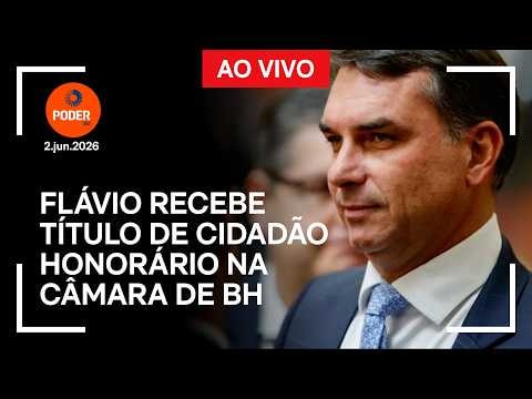 Ao vivo: Flávio recebe título de cidadão honorário na Câmara de BH