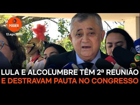 Lula e Alcolumbre têm 1º encontro público após reaproximação