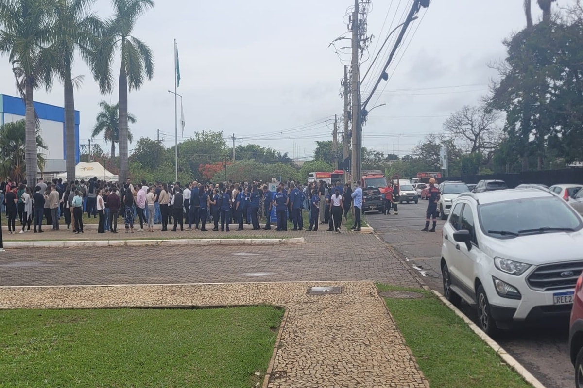 Simulado de incêndio no Ministério da Pesca chama atenção nesta 5ª feira
