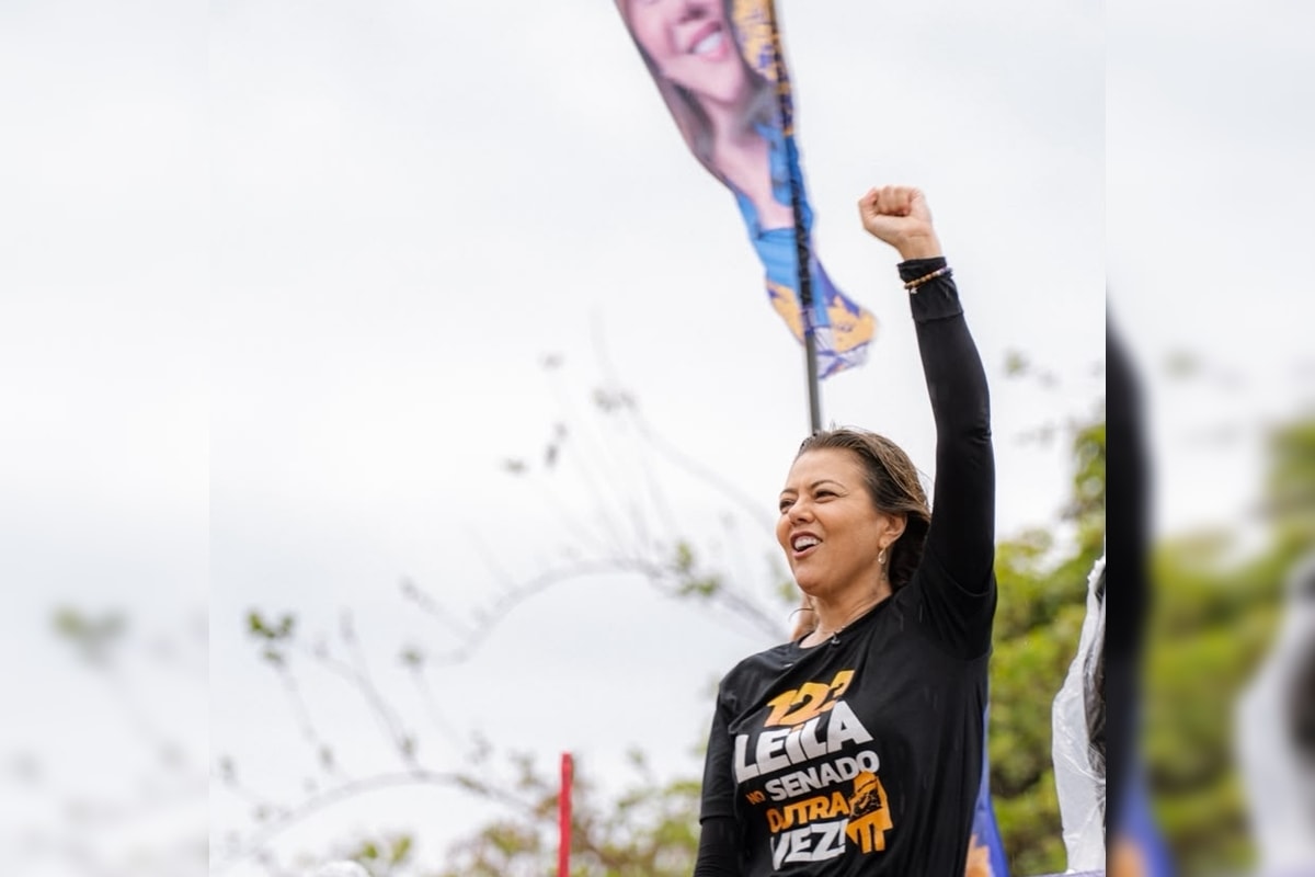 Leila do Vôlei encerra campanha com carreata em Ceilândia e Taguatinga