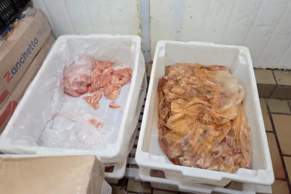 Gerente e funcionário de açougue são presos por vender 350kg de carne podre