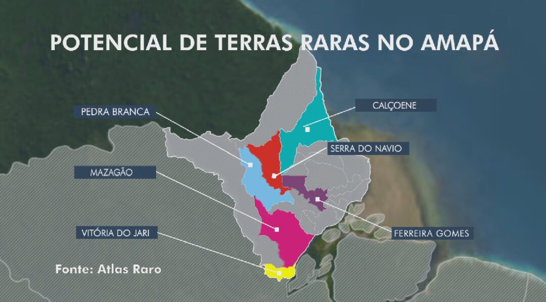 Terras raras: Amapá mapeia minerais estratégicos e atrai atenção de gigantes globais