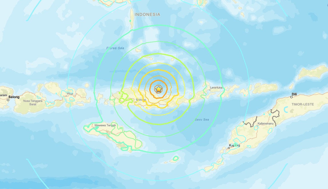 Indonésia emite alerta de tsunami após terremoto de magnitude 7,7