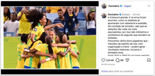 Estamos em uma nova “travessia no deserto”, diz Dino sobre a seleção