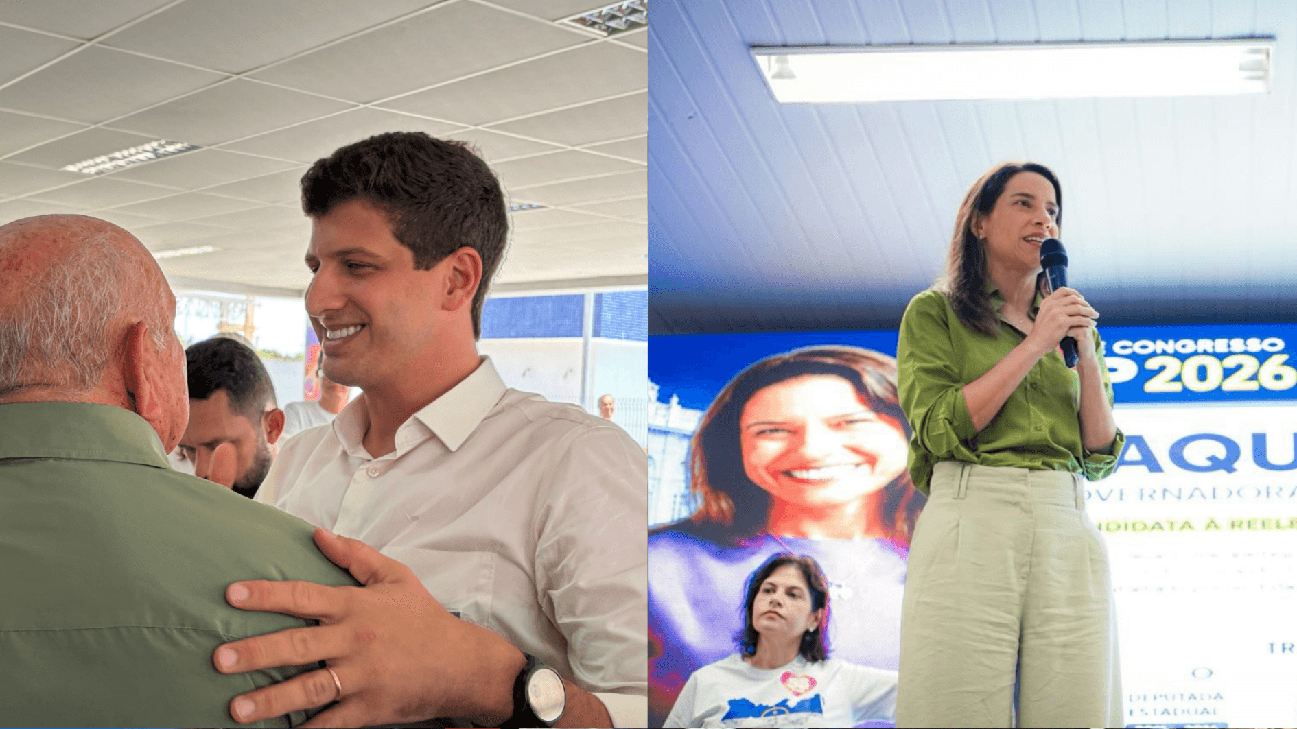 Em PE, Raquel promete ampliar UPE e João Campos quer zerar contas de água