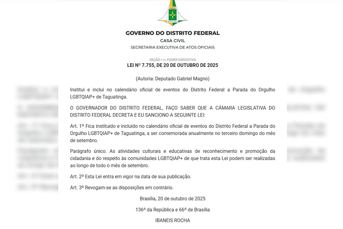 "Mesmo sem verba, Parada LGBT de Taguatinga vai acontecer", diz organização