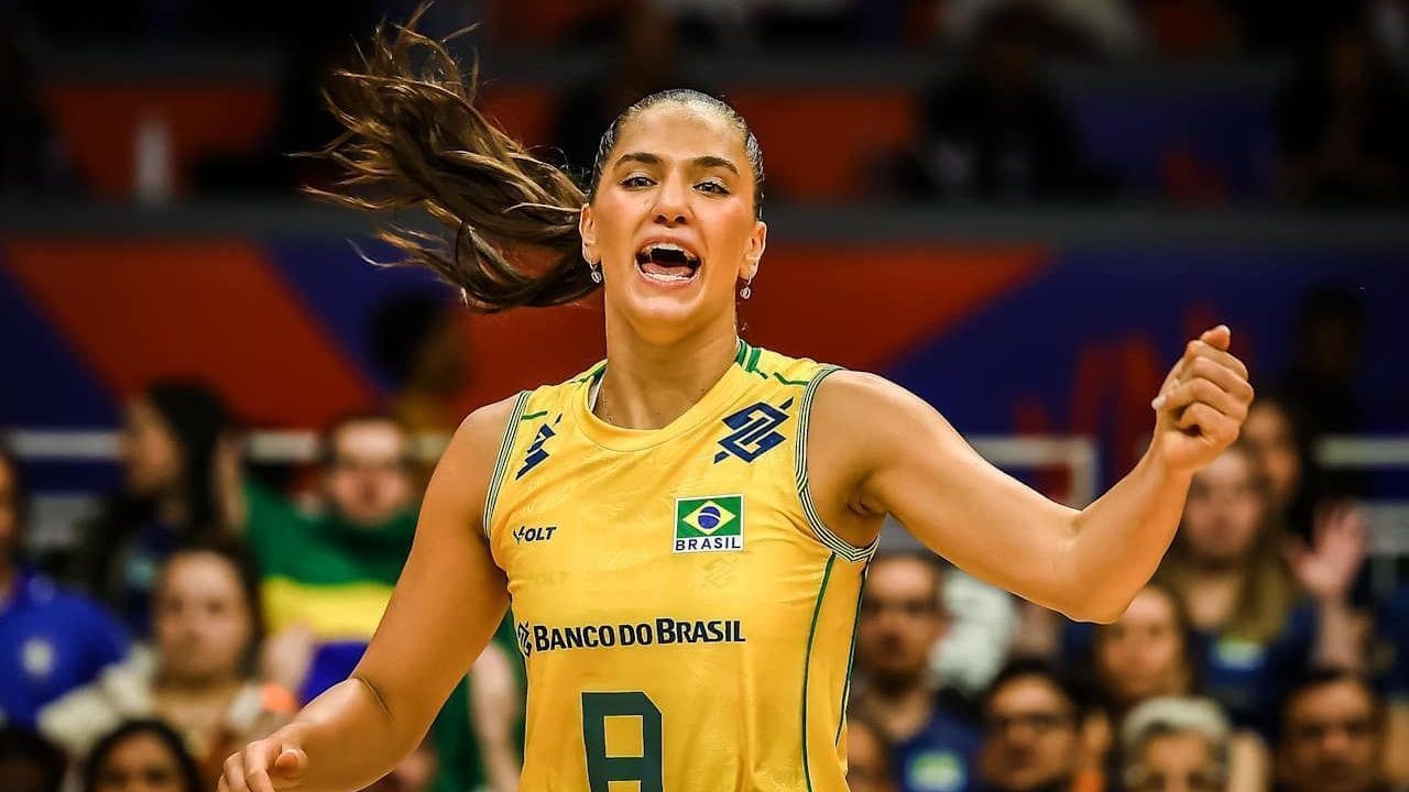 Brasil bate República Dominicana e vence 2ª seguida na VNL Feminina