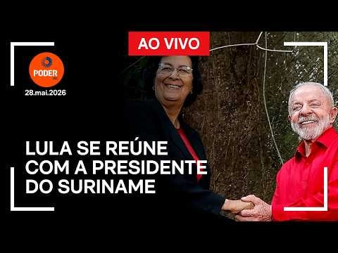 Ao vivo: Lula se reúne com a presidente do Suriname