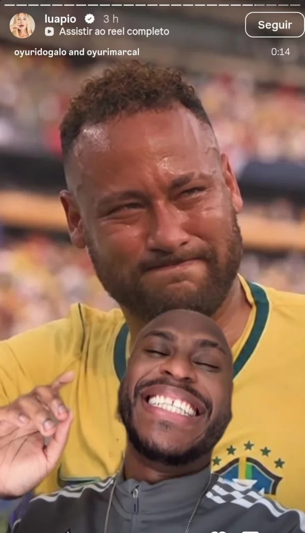 Luana Piovani compartilha post debochando de aparência de Neymar: "Corote"
