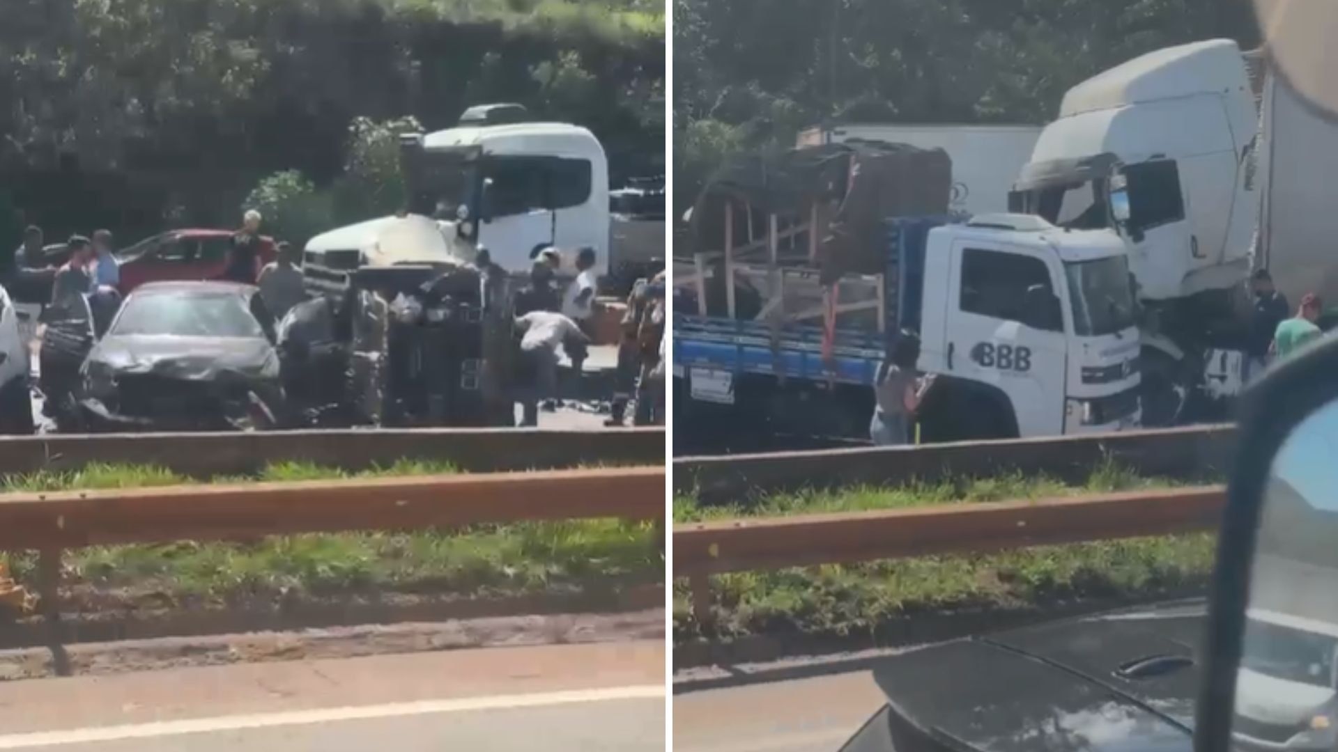 Idosa perde o controle de carro e invade farmácia em Belo Horizonte