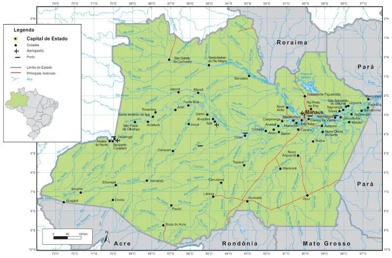 Entenda por que existe a divisão de Alto, Médio e Baixo Solimões e quais municípios do Amazonas pertencem à essas regiões