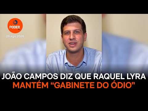 João Campos diz que Raquel Lyra mantém “gabinete do ódio”; ela nega