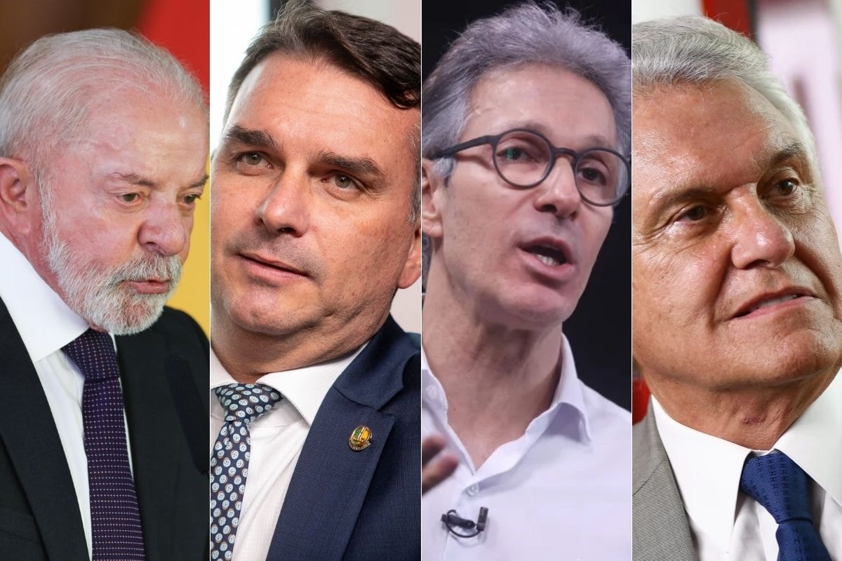 Nexus: Lula tem empate técnico com Flávio, Zema e Caiado em 2º turno