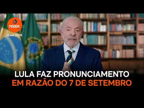 “Não seremos colônia de ninguém”, diz Lula em pronunciamento