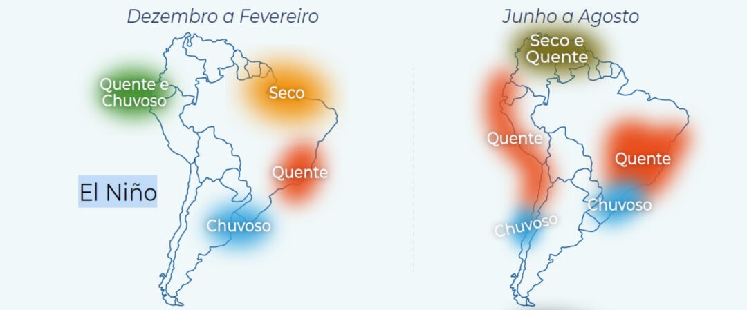 Mapa dos efeitos do El Niño na agricultura brasileira é redesenhado por especialistas