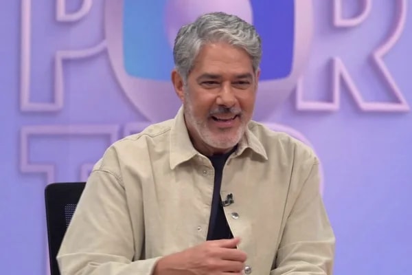 “Respiro muito maior”, diz William Bonner sobre nova rotina