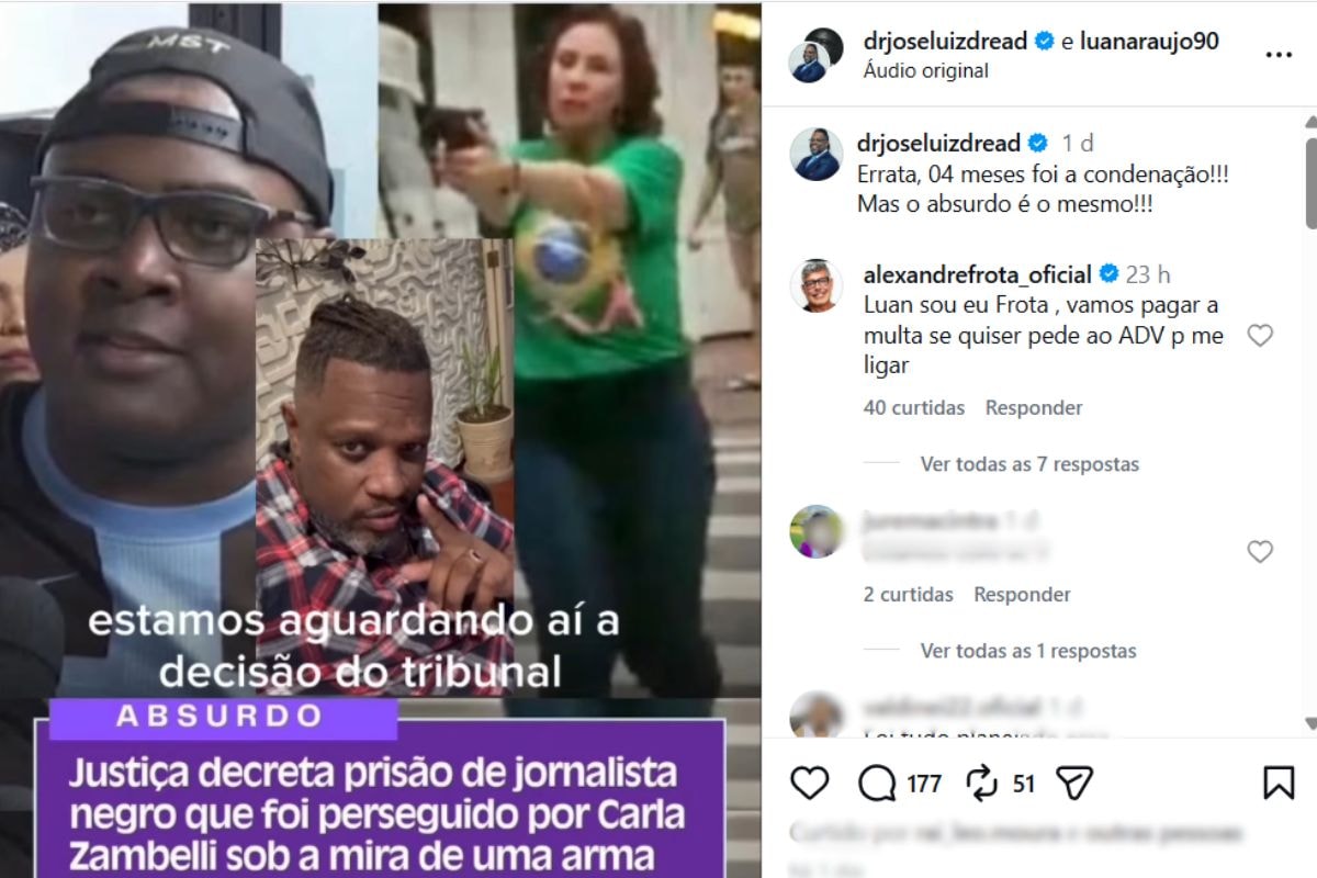 Alexandre Frota se oferece para pagar multa de jornalista à Zambelli