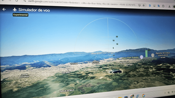 Google Earth libera simulador de voo secreto direto no navegador