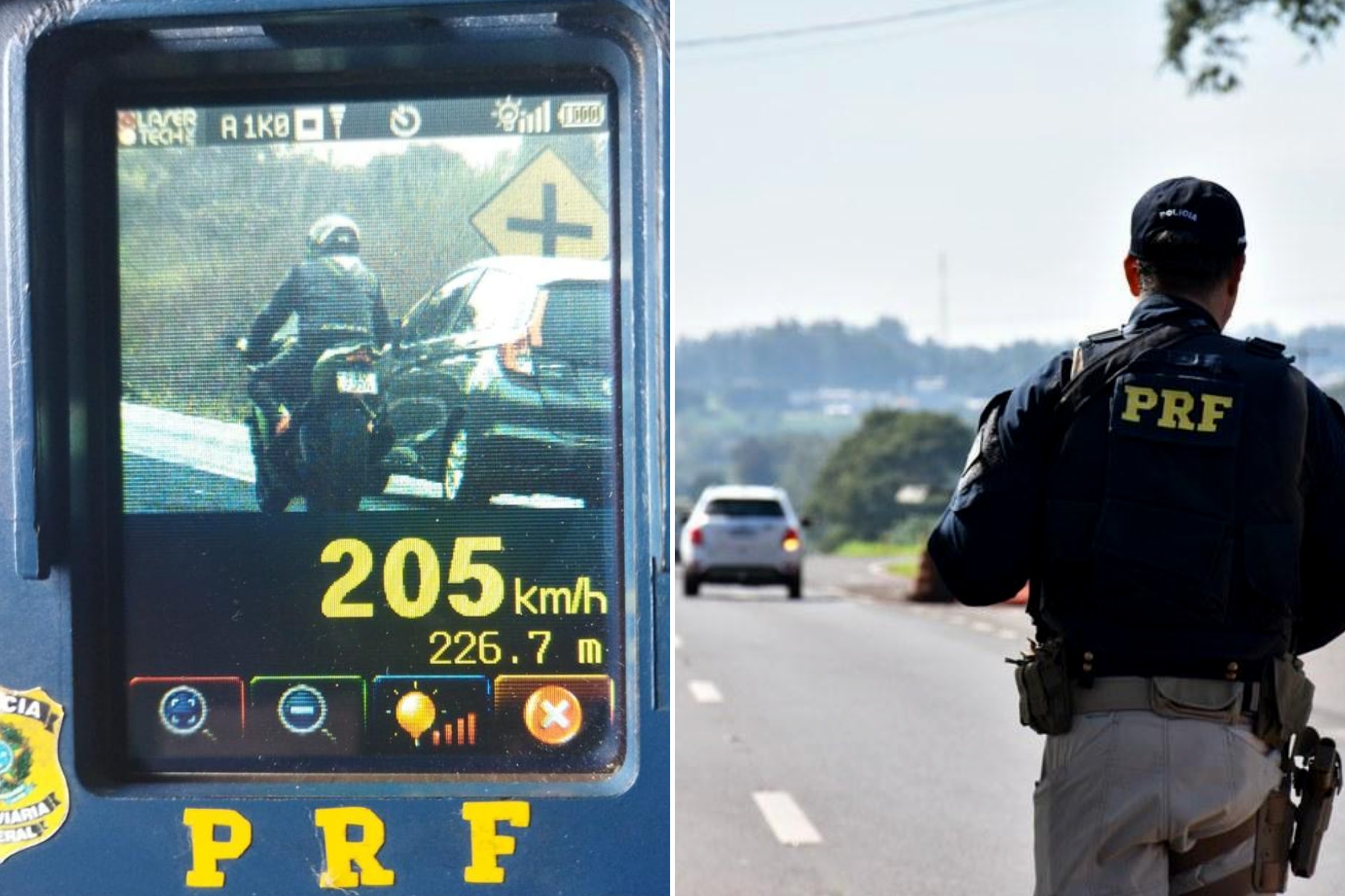 PRF flagra 5.593 veículos em alta velocidade durante feriado em Minas