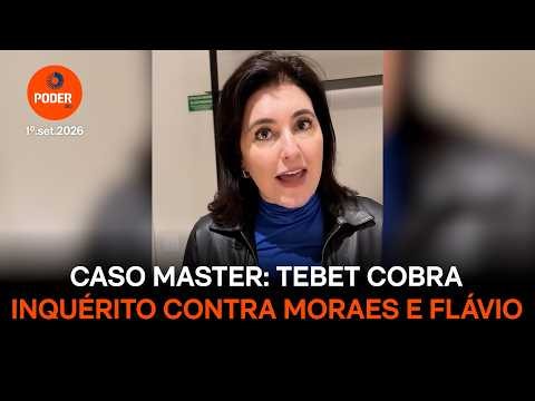Simone Tebet defende investigação de Moraes e Flávio Bolsonaro