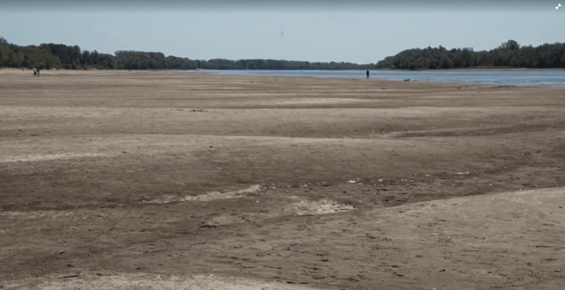 Seca histórica atinge rios da Europa e pode ser vista do espaço