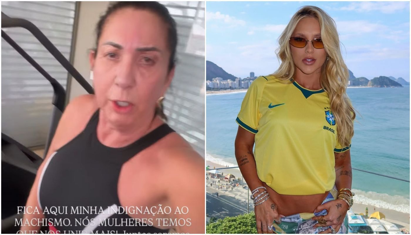 Mãe de Virginia Fonseca sensualiza em tarde de malhação: “Deixa ela”
