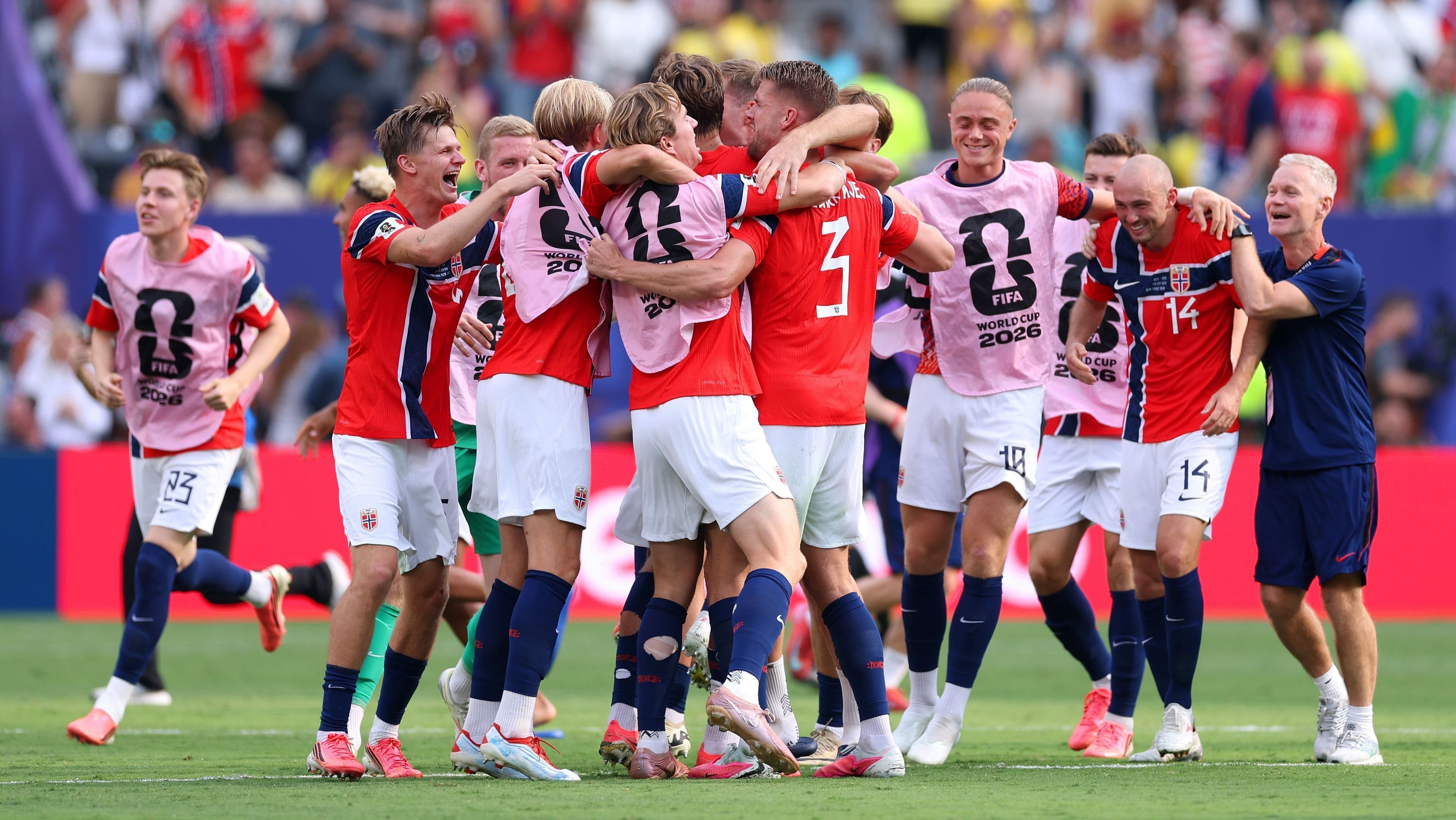 “Melhor da minha vida”: Noruegueses comemoram eliminação sobre o Brasil