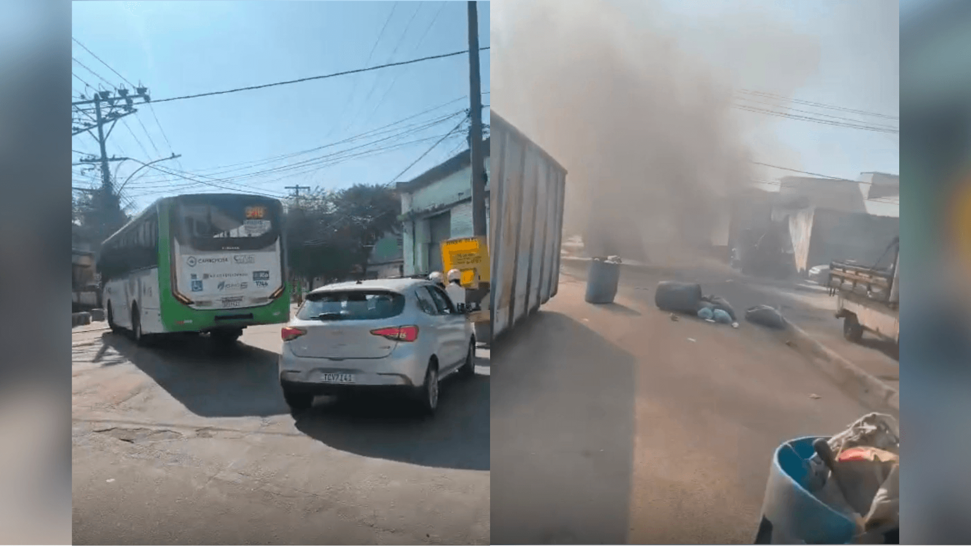 Ônibus são sequestrados e feitos de barricadas durante operação no RJ
