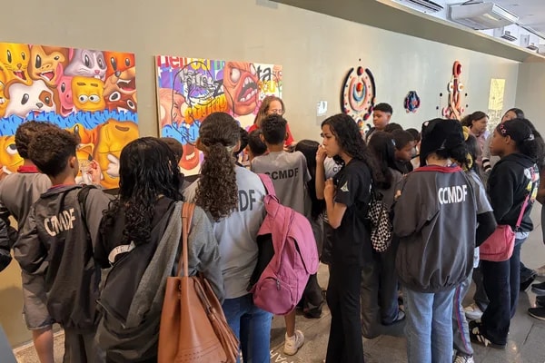 Constelações Contemporâneas recebe estudantes do CED 3 do Paranoá