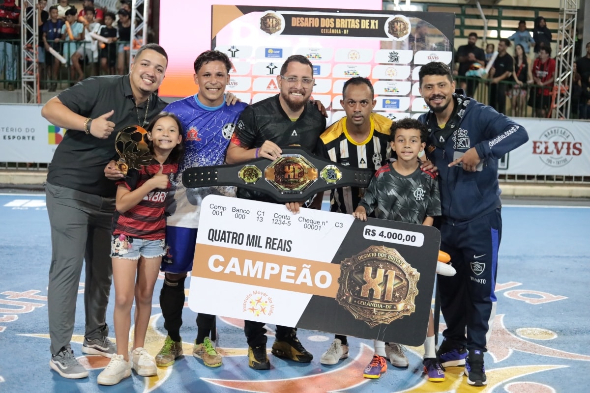 Finais do Desafio dos Britas de X1 têm sucesso de público em Ceilândia