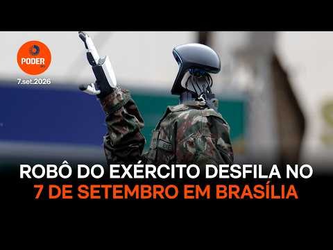 7 de setembro: internautas zoam robô humanoide no desfile em Brasília