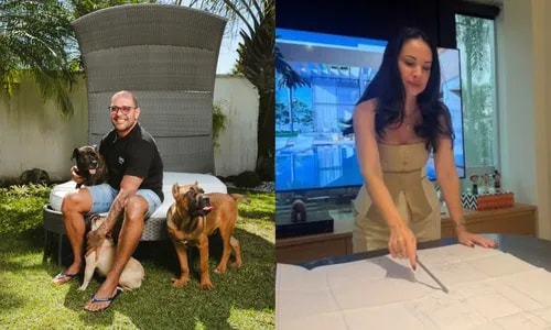 Diogo Nogueira faz reforma em mansão de luxo comprada após separação de Paolla Oliveira