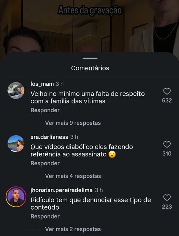 Cravinhos é detonado por usar um taco em gravação de conteúdo adulto