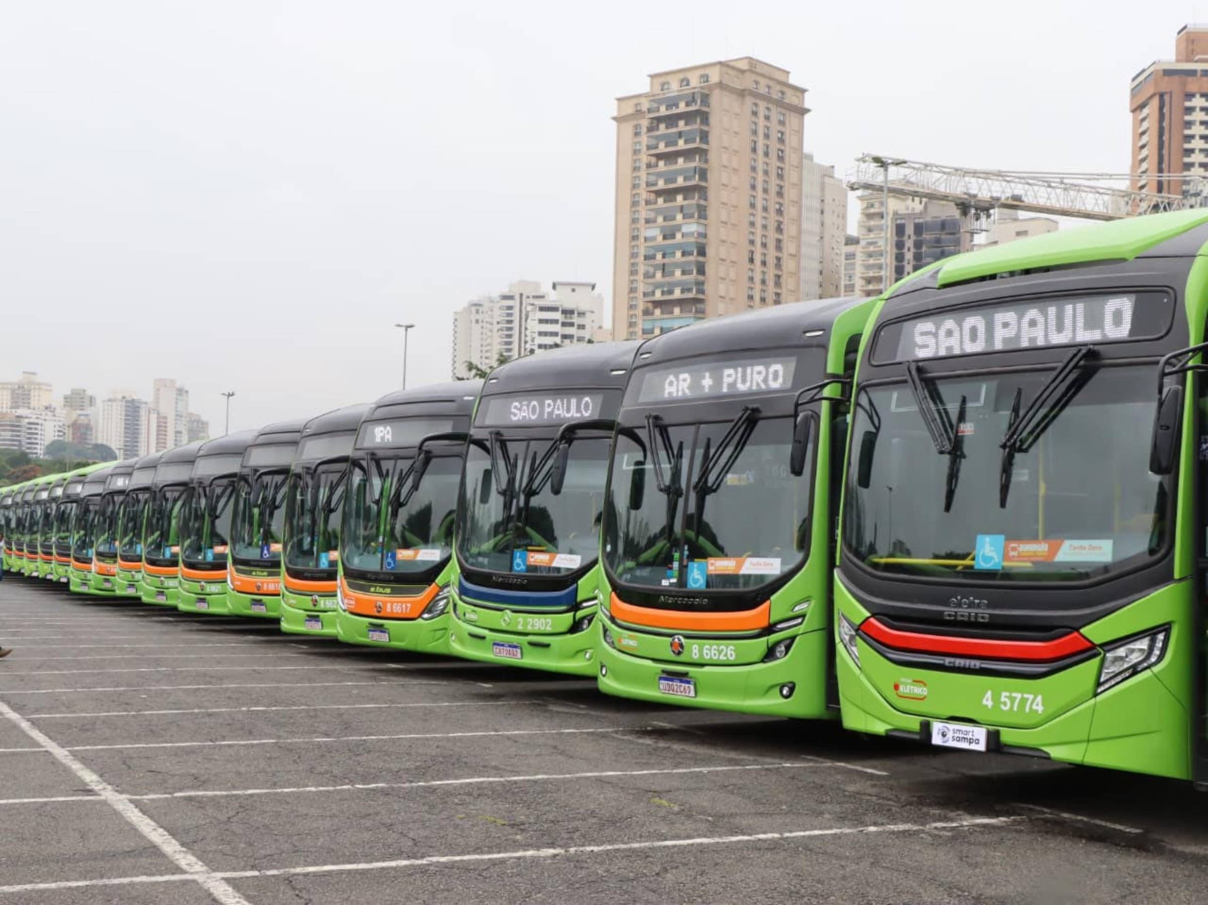 Cidade de São Paulo mantém 29% da frota de ônibus estacionada nas garagens
