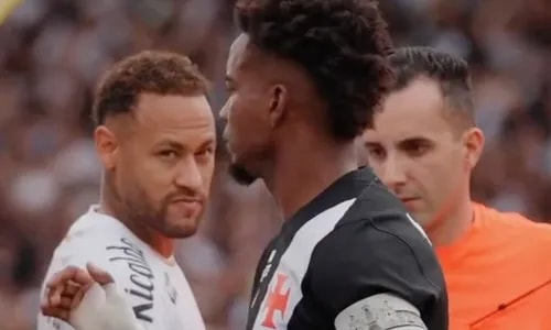 Neymar manda recado após ser ignorado por rival em jogo do Santos