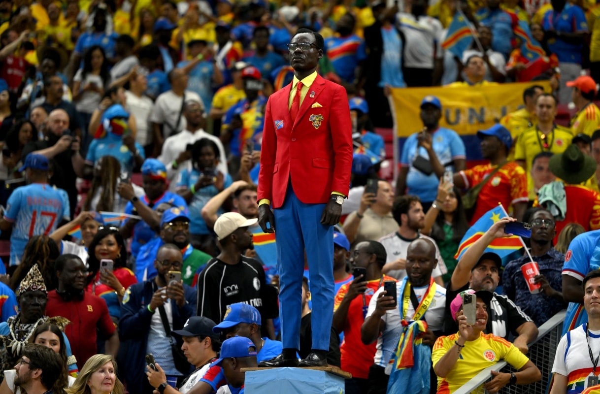 Torcedor estátua da RD Congo escreve carta emocionante após eliminação