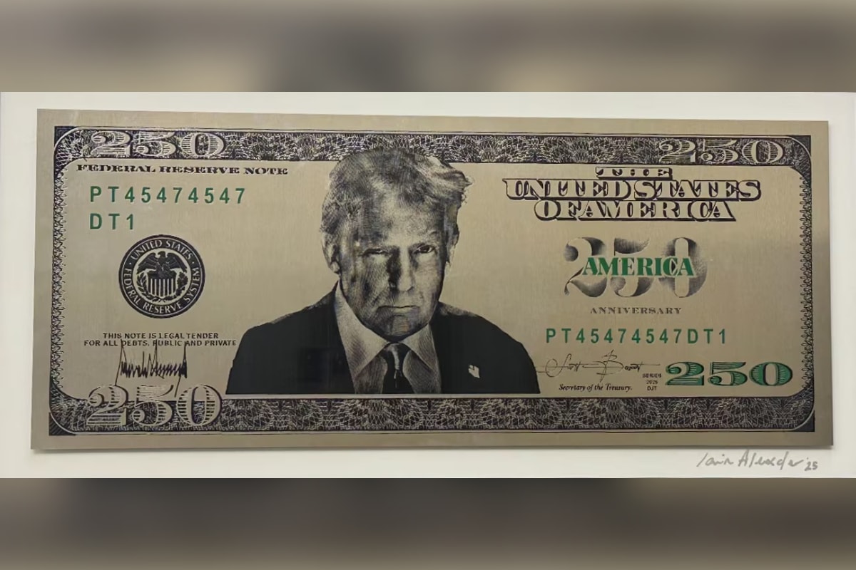 Governo Trump pressiona por cédula de US$ 250 com rosto dele