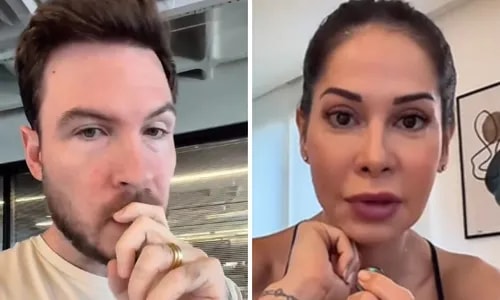 Maíra Cardi debocha com antes e depois de Thiago Nigro e web detona