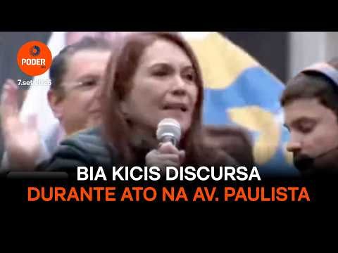 Assista à íntegra de todos os discursos no ato de Flávio na Paulista