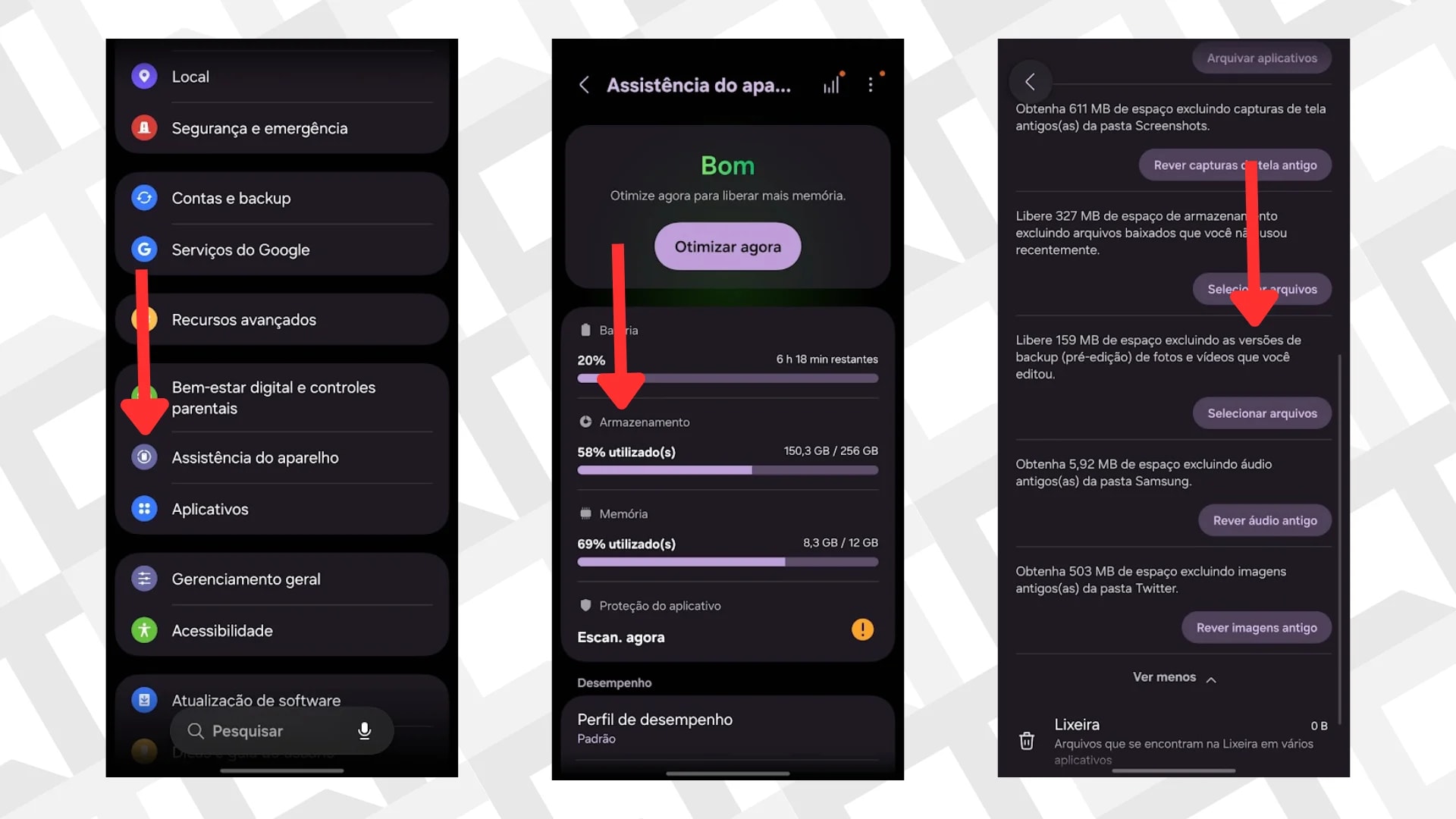 Backups fantasmas dos Samsung Galaxy comem GBs invisíveis do celular