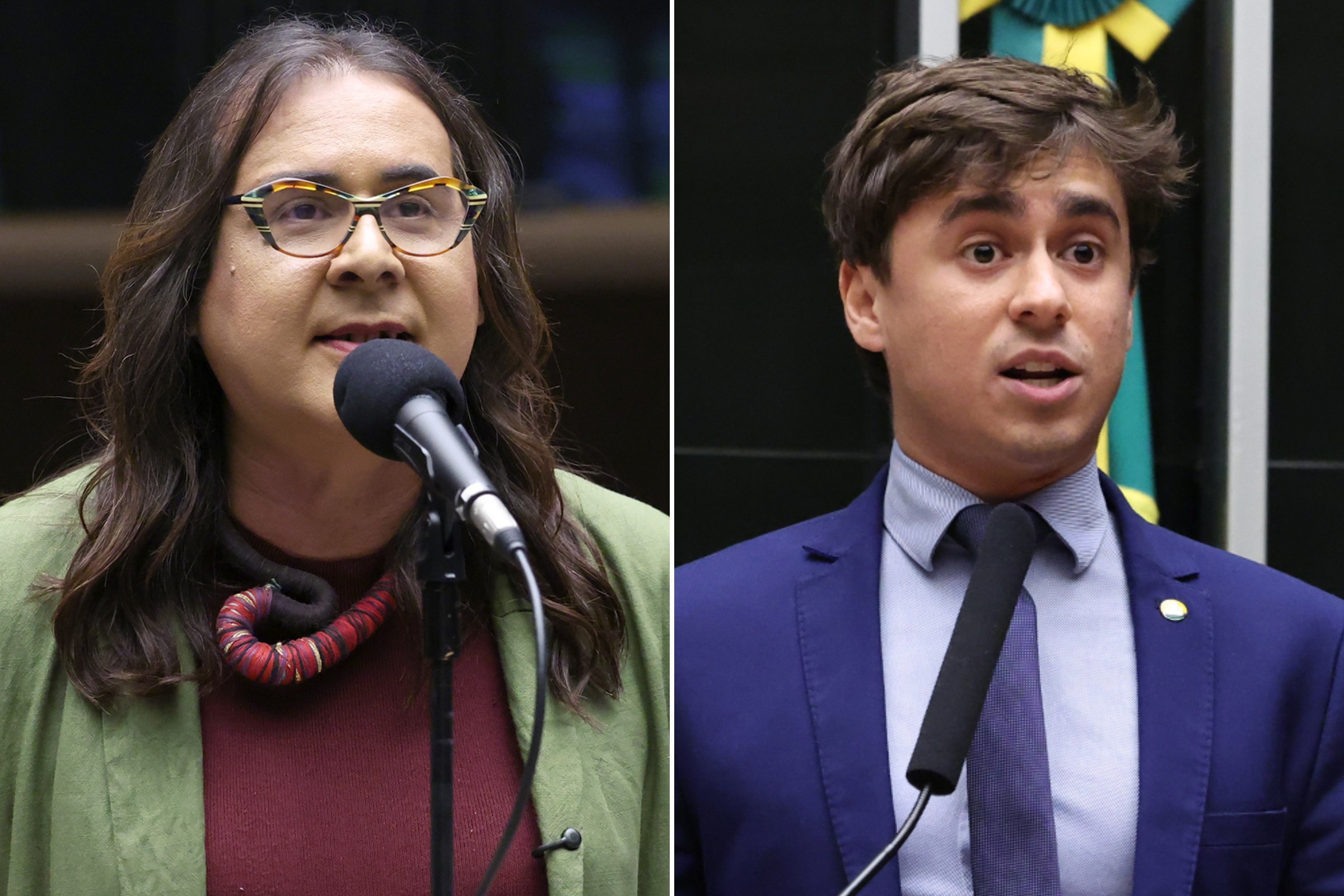 Duda Salabert revela manter "boa relação" com Nikolas Ferreira