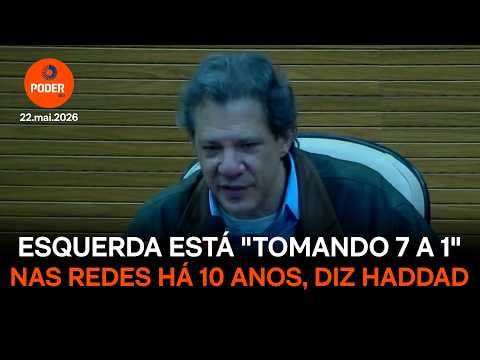 Esquerda está “tomando 7 a 1” nas redes há 10 anos, diz Haddad